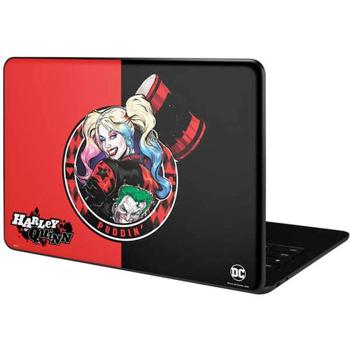 DC Comics Harley Quinn Puddin Google Pixelbook Go Skin